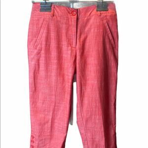 Women's Counterparts Petite Red Capris Size 6P